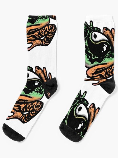 Discover Frog (green) | Socks