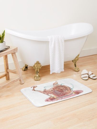 Discover Peach Autumn Tea | Bath Mat