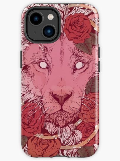 Discover Lion of Roses | iPhone Case