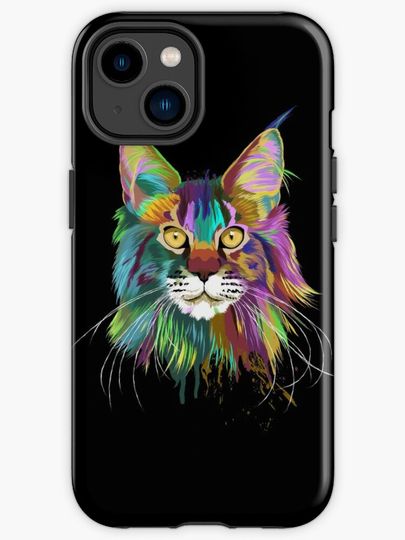 Discover Splash Maine coon Cat | iPhone Case