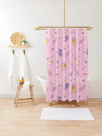 Discover Celestial Bodies | Shower Curtain
