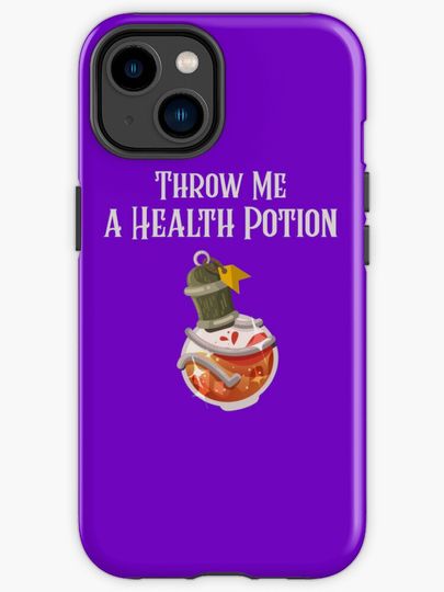 Discover Throw Me A Heath Potion | iPhone Case