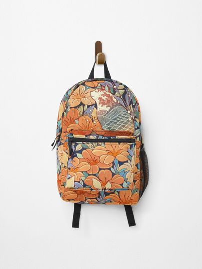 Discover Neko and flowers | Backpack
