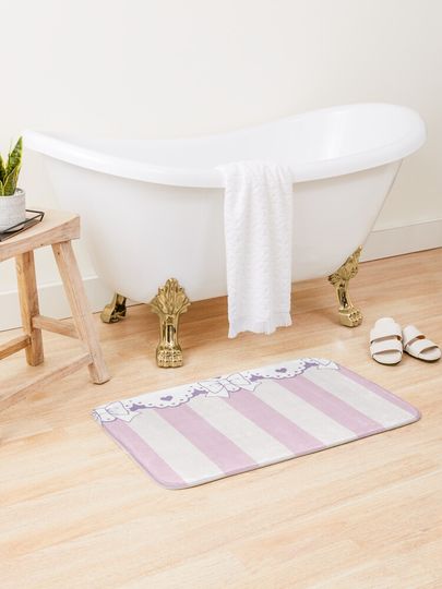 Discover Roccoco In Pink | Bath Mat