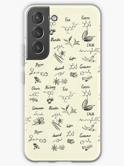 Discover The Chemistry of Food | Samsung Galaxy Phone Case