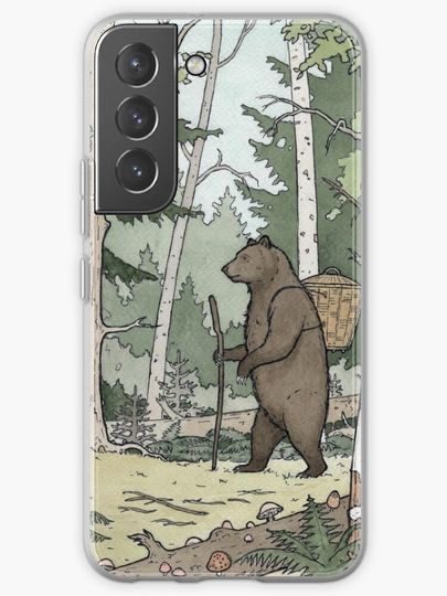 Discover Bear in the Woods | Samsung Galaxy Phone Case