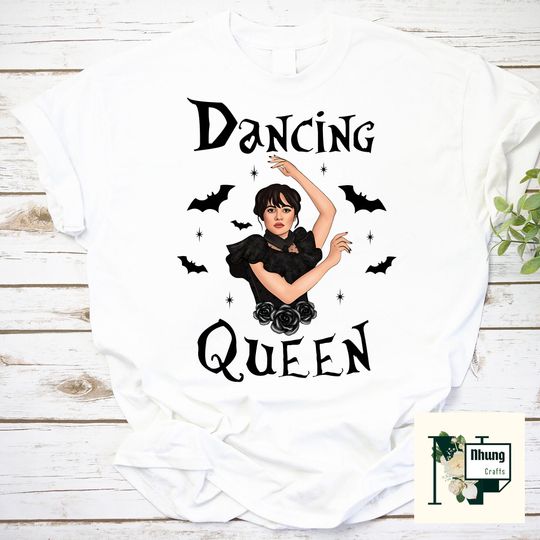 Discover dancin kween Wednesday Addams Vintage T-Shirt, Jenna Ortega Shirt