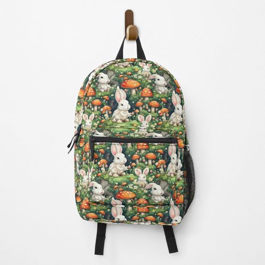 Discover Rabbit in Wonderland - Animal, Cute, Rabbit, White Rabbit, Pet Backpack