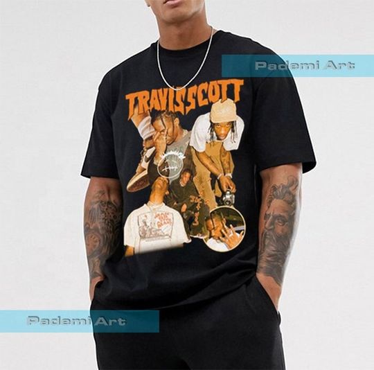 Discover Cactus Jack T-shirt, Travis Rap Tee Shirt