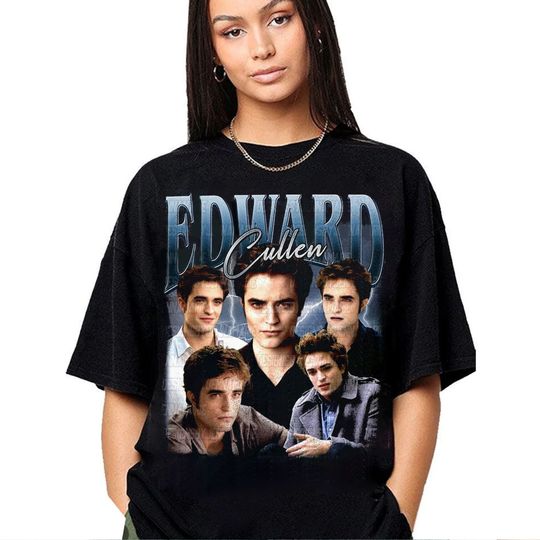 Discover Vintage Edward Cullen T-Shirt, Robert Pattinson Bootleg Shirt