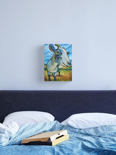 Discover Goat Painting called Van Goat | Canvas Print
