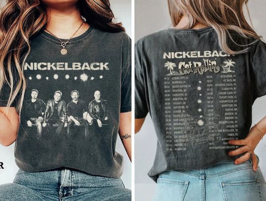 Discover Nickelback Band Shirt, Album Get Rollin Graphic Tee