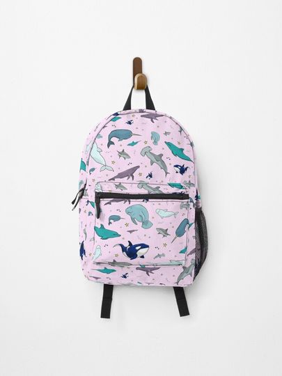 Discover Ocean in Pink | Backpack