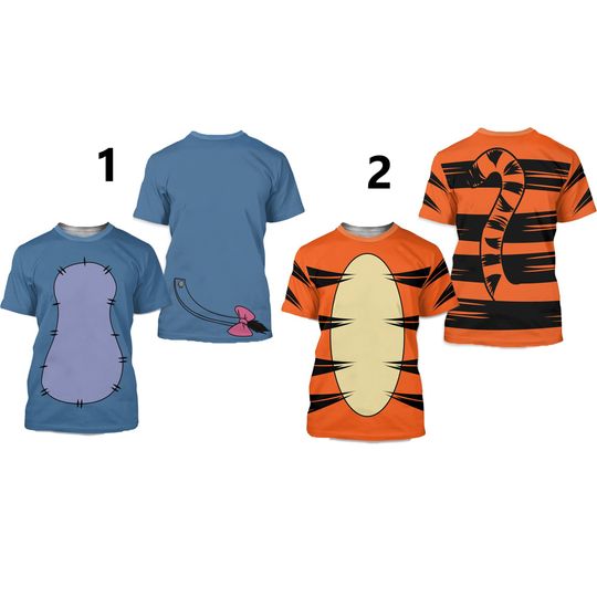Discover Funny Bear 3D Costume Shirt, Halloween Costume For Family Group T Shirt