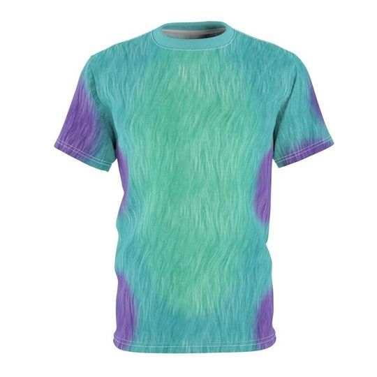 Discover Big Green And Purple Animated Monster Costume Shirt, Funny American Monster Character Cosplay