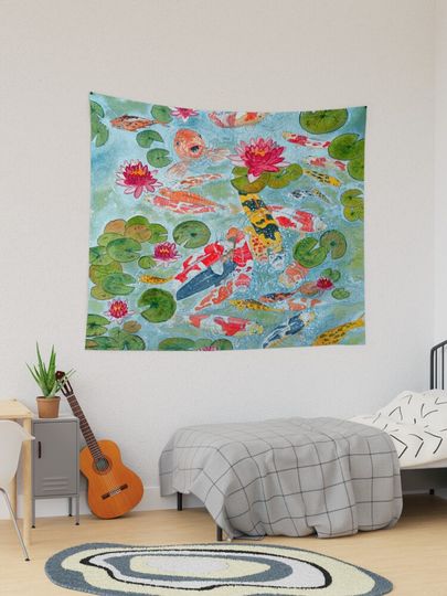 Discover Koi Carp Galore | Tapestry