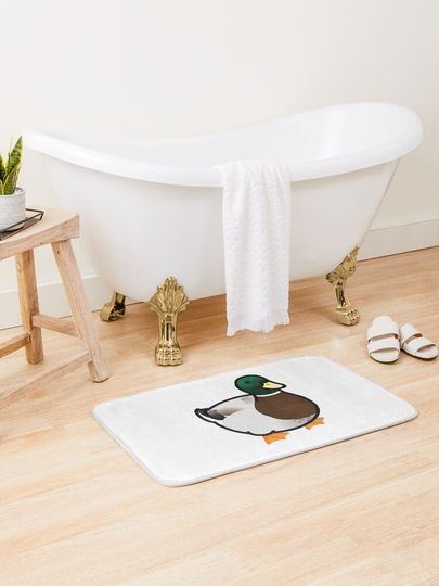 Discover Chubby Mallard Duck | Bath Mat