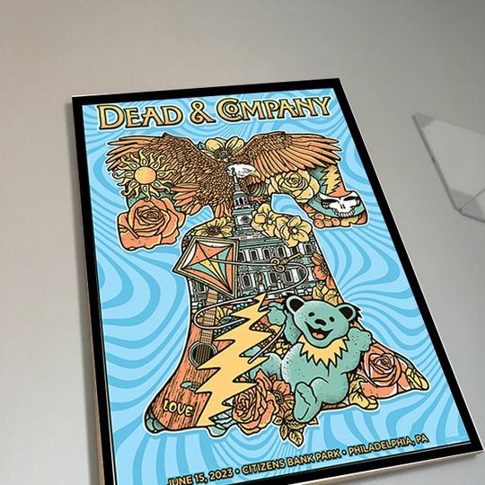 Discover June 15th, 2023 Dead and Company Citizens Bank Park Philadelphia Poster
