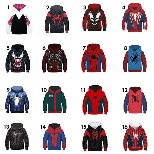 Discover Superhero 3D Full Over Print Hoodie, Fictional Movie Characters Hoodie Halloween Gift