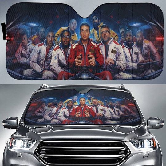 Discover Hip Hop Album Auto Car Sun Shade, American Rapper Album Car Windshield Protector