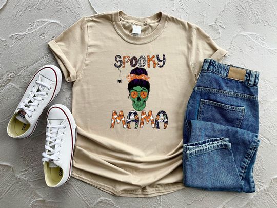 Discover Spooky Mama Shirt, Halloween Shirt, Funny Halloween Gift
