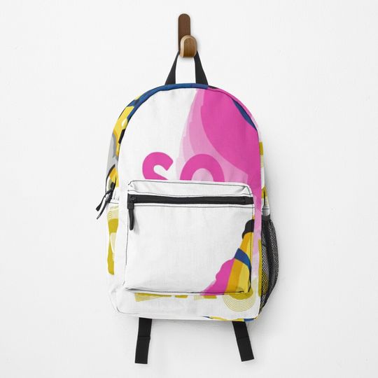 Discover Minions Excited Jumping Portrait Langarmshirt Backpack