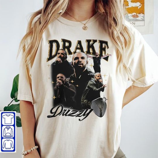 Discover Vintage 90s Bootleg Style Drake Drizzy T-Shirt