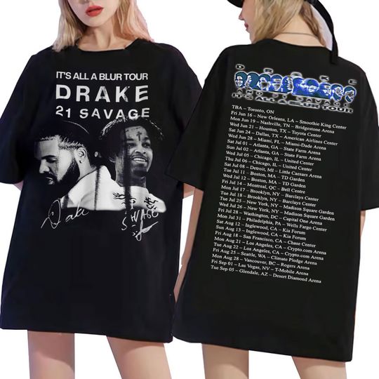 Discover Double Side Its All a Blur Tour 2023 Shirt