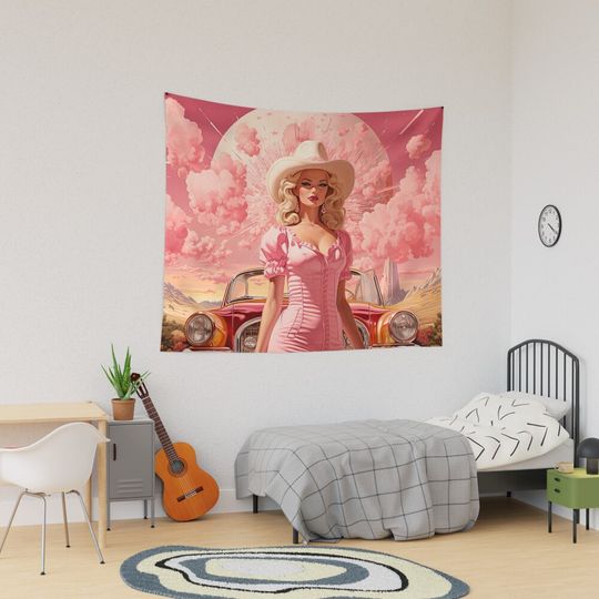 Discover Barbenheimer Sizzling Sands Tapestry