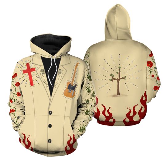 Discover Gram Parsons Nudie Suit Cosplay 3D All Over Printed Unisex Hoodie