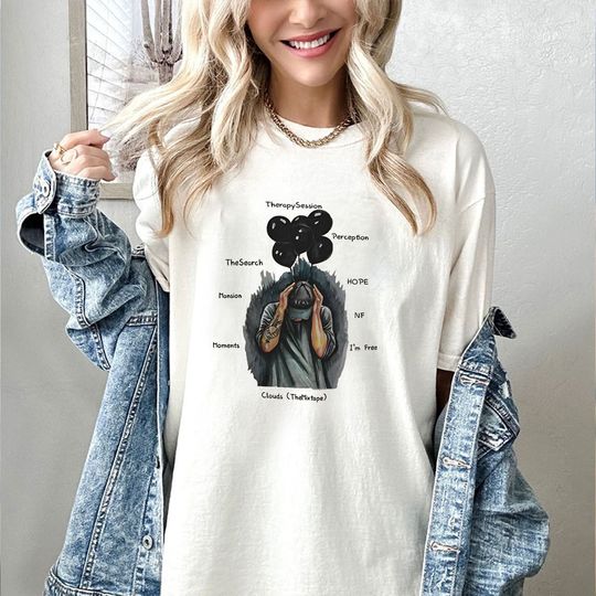 Discover NF Rapper 2023 Shirt, Hope Album Shirt