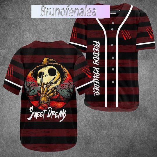 Discover Freddy Krueger Baseball Jersey, Freddy Krueger Shirt, Horror Shirt