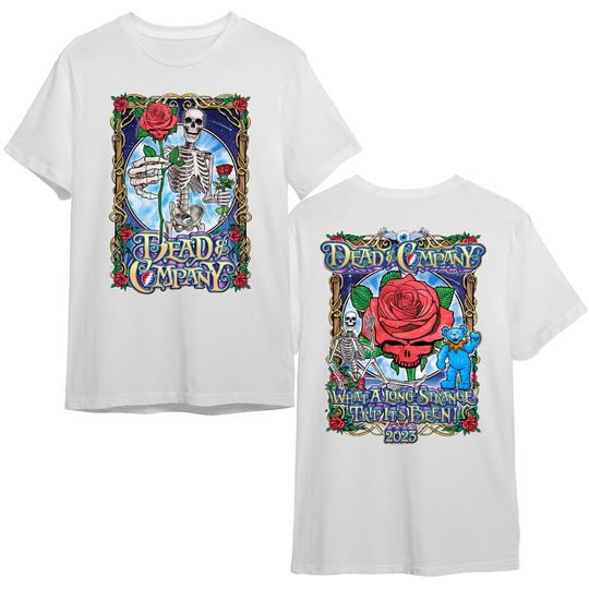 Discover Dead And Company Tour T-shirt, The Final Tour Strange Trip Shirt, Dead & Company The Final 2023 Summer Tour Shirt
