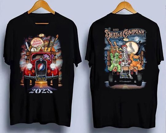 Discover 2023 The Final Tour Truck Double Sided T-Shirt, Dead and Company The Final 2023 Tour  Dead Co The Final Tour 2023 Shirt