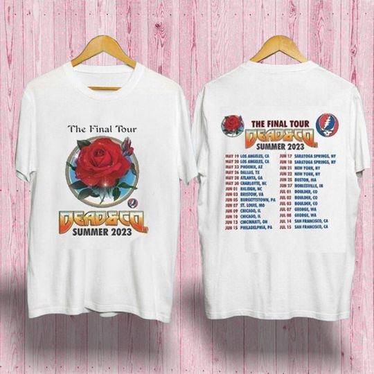 Discover Dead and Company The Final 2023 Summer Tour Shirt, Dead and Company Fan Lovers Shirt
