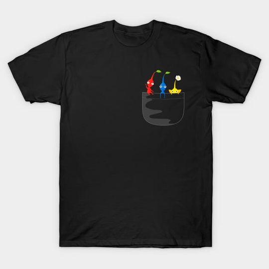Discover Pikmin Pocket Tee - Super Smash Brothers - T-Shirt