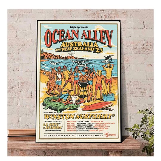 Discover Vintage Ocean Australia and New Zealand Tours 2023 Poster