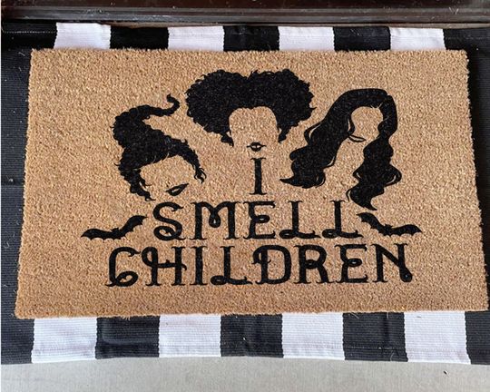 Discover I Smell Children Doormat - Witches Doormats - Halloween Doormat