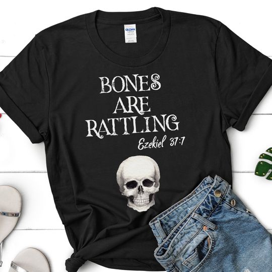 Discover Bones are Rattling, Halloween Christian T Shirts