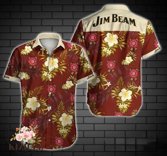 Discover Jim Beam Hawaiian Shirt, Jim Beam Whiskey Shirt