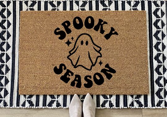Discover Halloween Doormat, Spooky Season Doormat