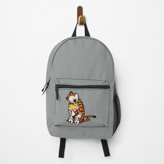 Discover calvin and hobbes had funy hug   Backpack
