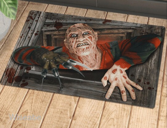 Discover Freddy Krueger Illusion 3D Horror Doormat