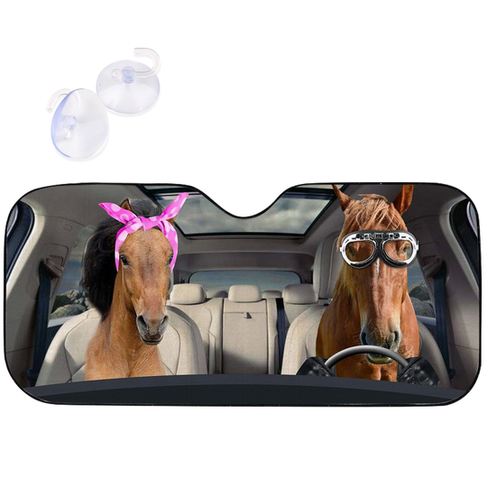 Discover Horse Car Sunshade, Horse Sunshade, Horse Car