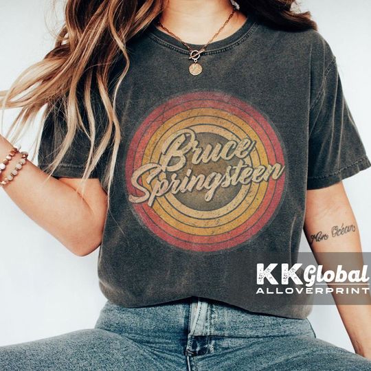 Discover Bruce Springsteen T-Shirt, The Boss Music Bruce Springsteen Tour Rock Tour 2023 Shirt
