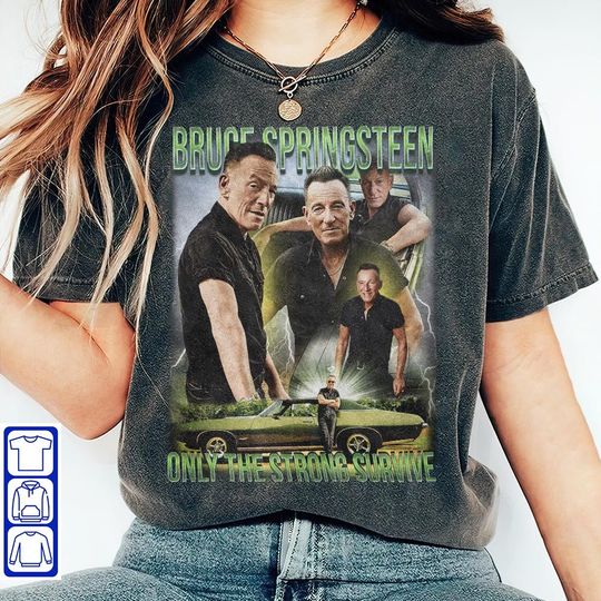 Discover Bruce Springsteen Music Fan Shirt, Album Only the Strong Survive 2023 Tour Shirt