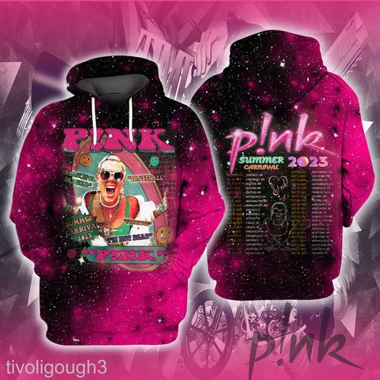 Discover Pink Summer Carnival 2023 Shirt, Trustfall Album, Pink Singer Tour Hoodie