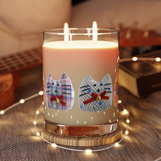 Discover Cute Mice Cat Toys on Organic Vegan Soy Wax Scented Candle