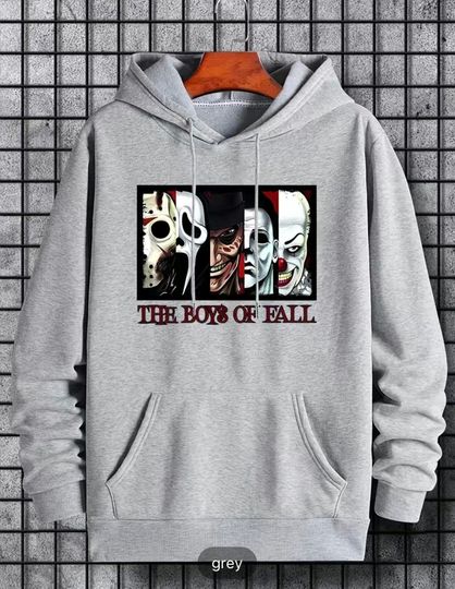 Discover The boys of fall hoody- horror Halloween hoody