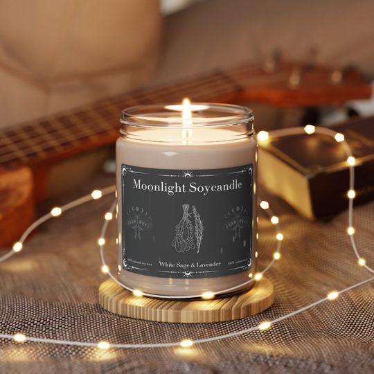 Discover Calming Aromas, 9oz Scented Soy Candle, Jarred Elegance, Infuse Good